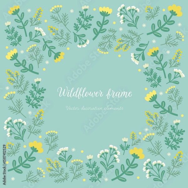 Obraz お花のフレーム