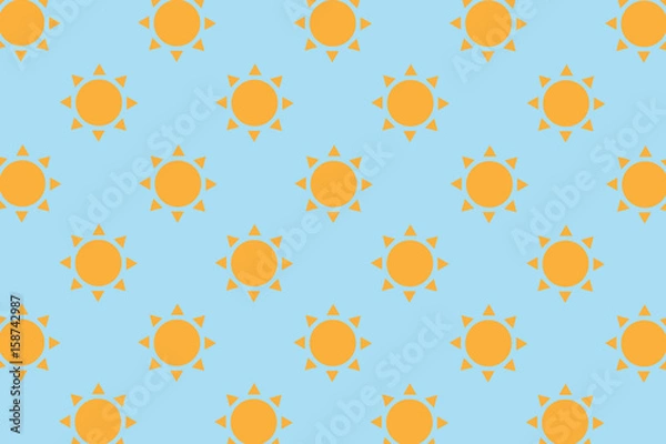 Obraz sun pattern wallpaper background.vector and illustration