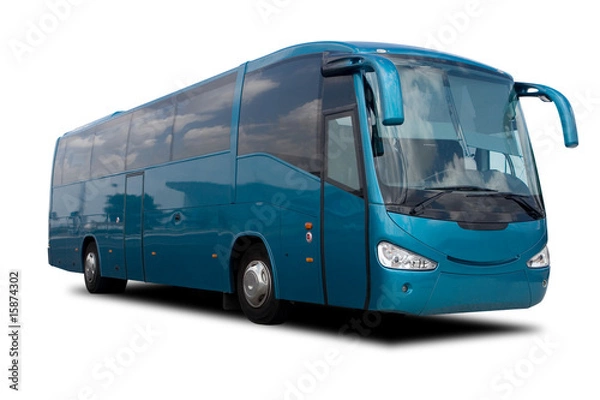 Obraz Aqua Blue Tour Bus