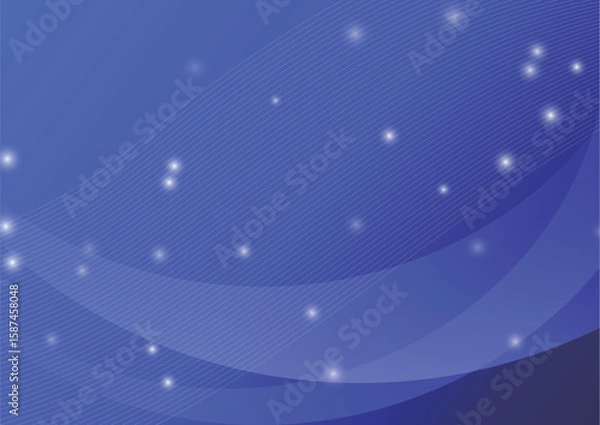 Obraz 高級感のあるウェーブ素材　青