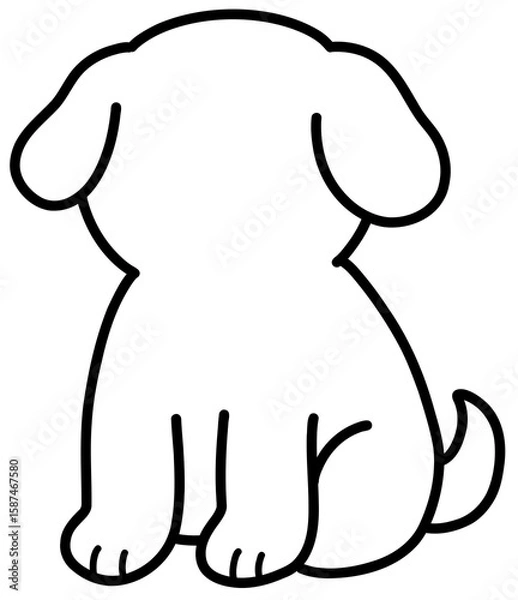 Fototapeta  강아지 개 캐릭터 동물