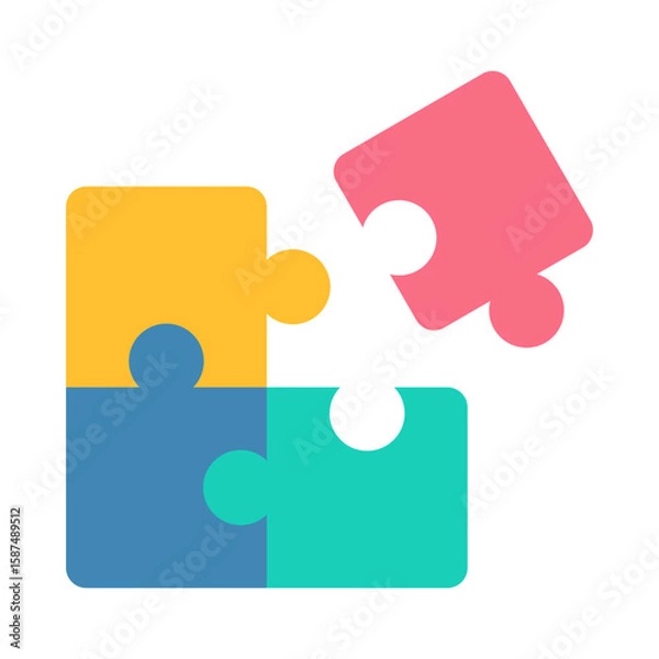 Fototapeta Puzzle Piece Icon