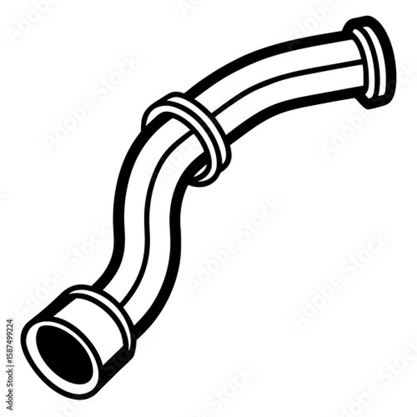 Obraz Exhaust Pipe 
Vector Racing Helmet, Flags, Car & Track AI Design