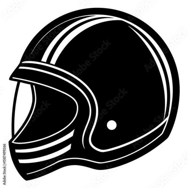 Obraz Helmet Visor  
Vector Racing Helmet, Flags, Car & Track AI Design