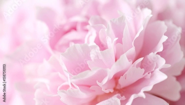 Fototapeta Highlights the splendor and multi-layered petals of the peony 