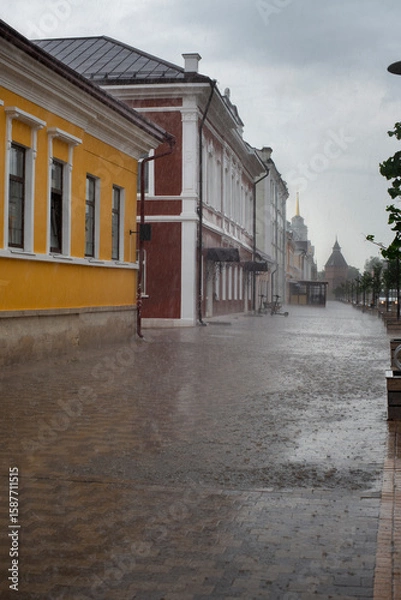 Fototapeta Rain in the city