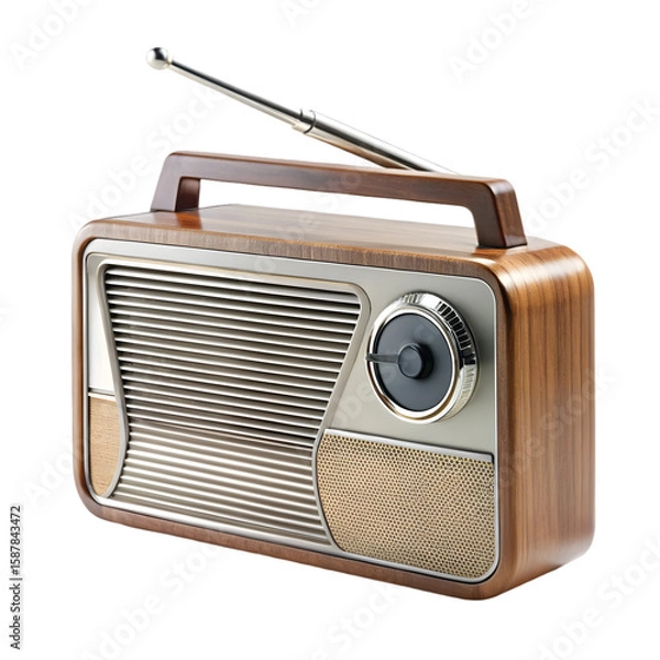 Obraz retro radio 