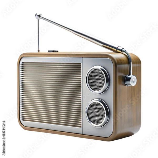 Obraz retro radio 