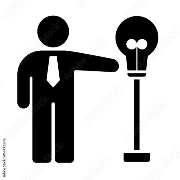 Fototapeta New Idea & Innovation Icon