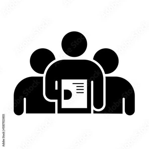 Fototapeta Networking & Professional Relationships Icon