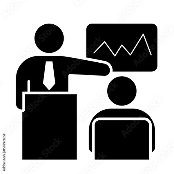 Fototapeta  Interactive Training & Workshop Icon