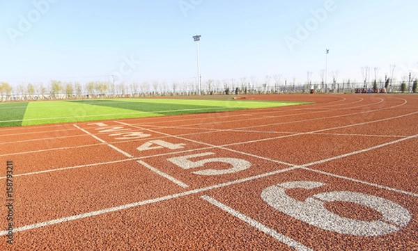 Fototapeta Stadium runway
