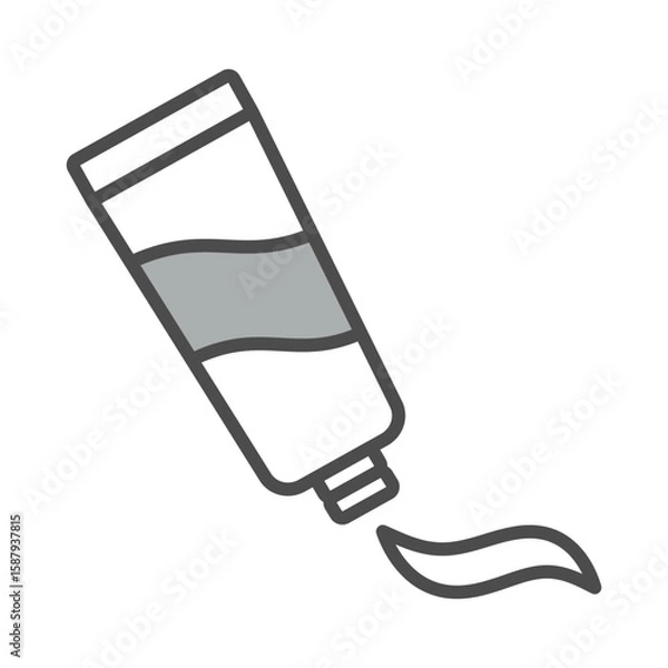 Fototapeta toothpaste iconvector design template in white background