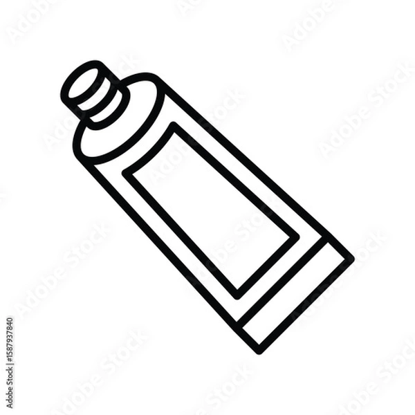 Fototapeta toothpaste iconvector design template in white background