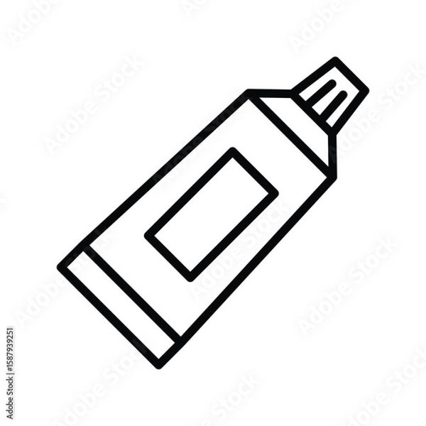 Fototapeta toothpaste iconvector design template in white background