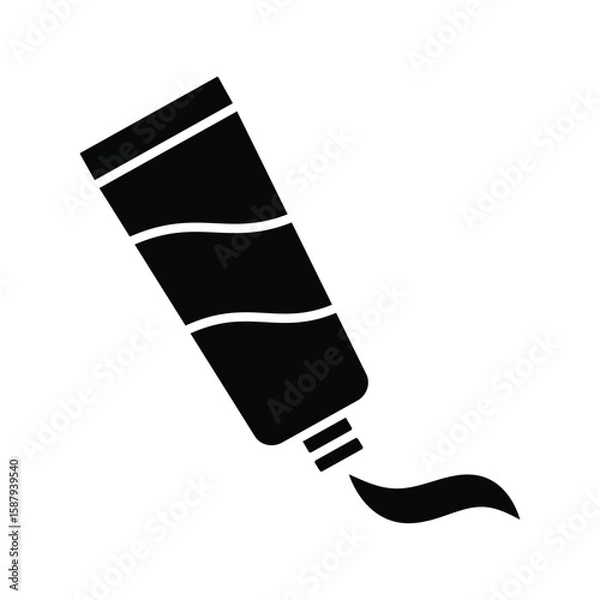 Obraz toothpaste iconvector design template in white background