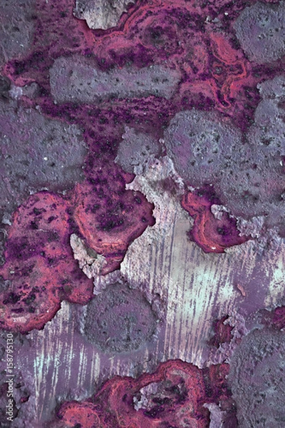 Fototapeta Texture of rusty iron background and texture of rusty on iron with vintage color and vintage style