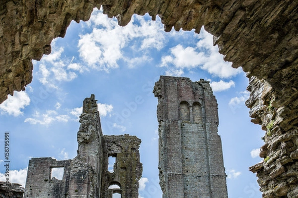 Obraz corfe castle dorset england