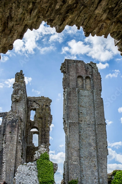Obraz corfe castle dorset england