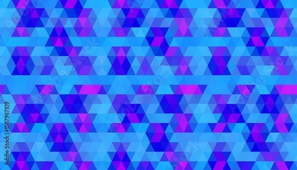 Obraz abstract blue background with cubes
