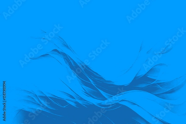 Fototapeta "A vibrant abstract background with fluid watercolor strokes in teal and gold, blending seamlessly with geometric shapes on textured canvas."

