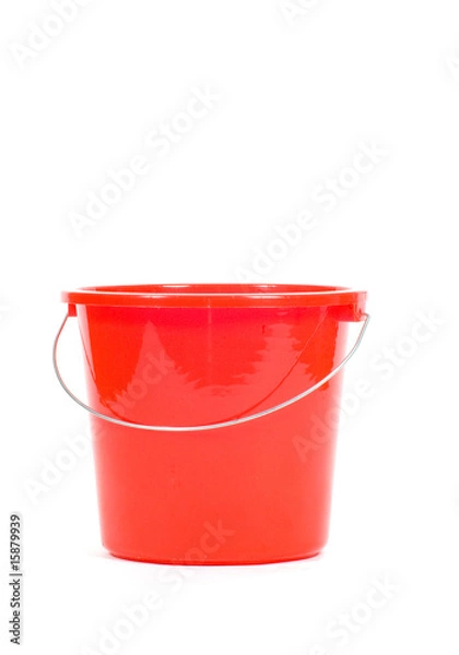 Fototapeta red bucket