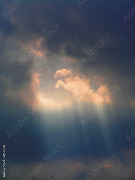 Obraz rayon sky cloud