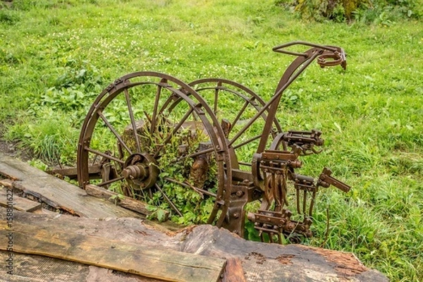 Obraz rusted plow
