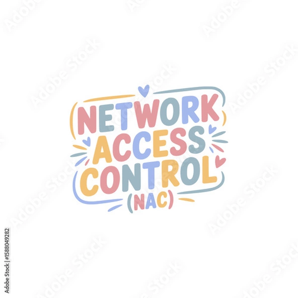 Fototapeta Network Access Control (NAC) Graphic