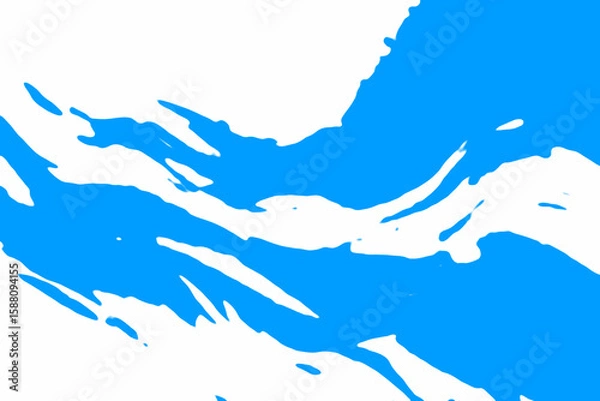 Fototapeta "A vibrant abstract explosion of colors with playful cat silhouettes, blending chaotic paint splatters and whimsical feline energy."

