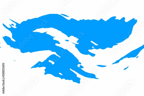 Fototapeta "An explosive abstract burst of vibrant colors and dynamic splashes, blending chaotic energy with artistic feline-inspired patterns and textures."

