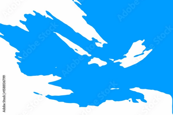 Fototapeta "An explosive abstract burst of vibrant colors and dynamic splashes, blending chaotic energy with artistic feline-inspired patterns and textures."

