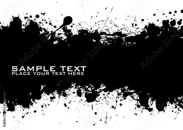 Obraz Black Text ink
