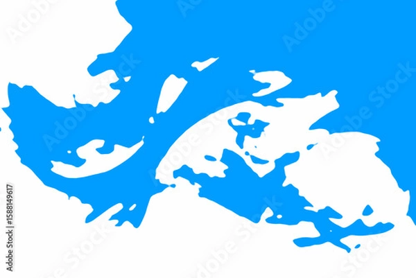 Fototapeta "An explosive abstract burst of vibrant colors and dynamic splashes, blending chaotic energy with artistic feline-inspired patterns and textures."

