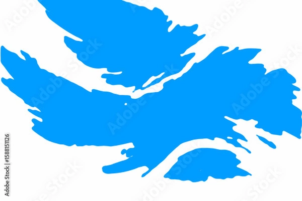 Fototapeta "An explosive abstract burst of vibrant colors and dynamic splashes, blending chaotic energy with artistic feline-inspired patterns and textures."

