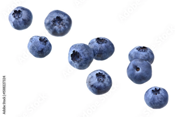 Obraz blueberries isolated on white background. clipping path