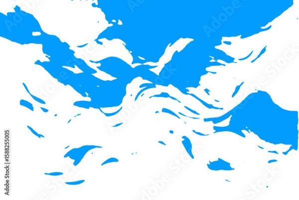 Fototapeta "A vibrant abstract background featuring bold geometric patterns, glowing neon hues, and dynamic textures for a futuristic digital aesthetic."

