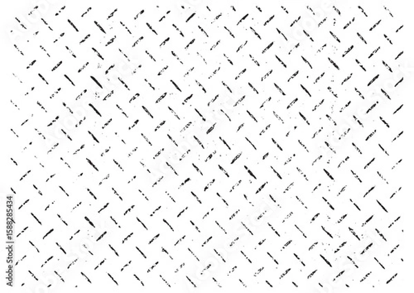 Obraz Back Grunge steel floor plate background in vitage light