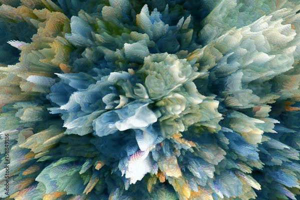 Fototapeta Abstract background squares and lines with waves.