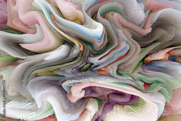 Fototapeta Abstract background squares and lines with waves