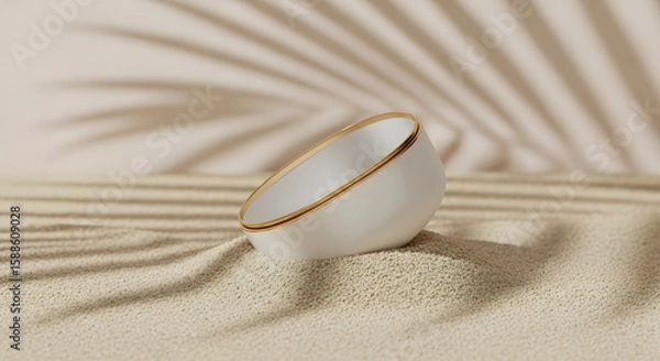 Fototapeta Minimal Beige Shadow Abstract