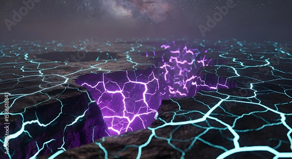 Obraz Electric Lava Terrain