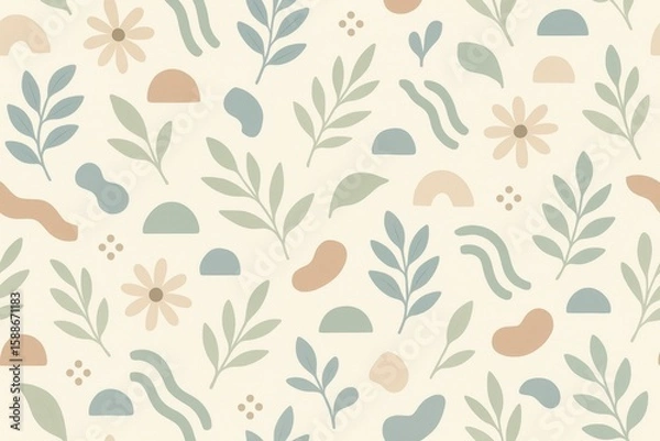 Fototapeta Calm Textile Pattern | Soft Fabric Background for Packaging Design