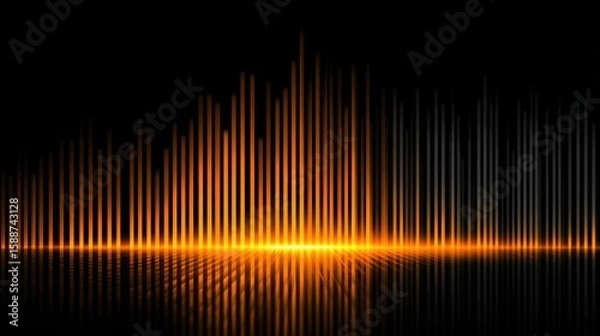 Obraz Orange Digital Sound Equalizer