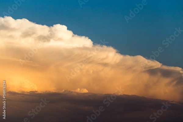 Obraz Beautiful clouds at sunset