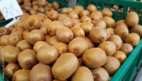 Obraz キウイフルーツのグラフィック素材イラスト