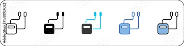 Obraz Spinal Cord Stimulation Icon Pack Multistyle Illustration