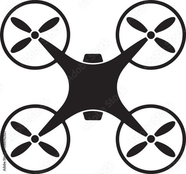 Fototapeta Flying Drone Silhouette Vector

Quadcopter Technology Illustration

Remote-Controlled Drone Design

Modern Drone in Flight Graphic

Aerial Drone Silhouette Art