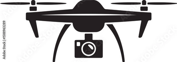 Fototapeta Flying Drone Silhouette Vector

Quadcopter Technology Illustration

Remote-Controlled Drone Design

Modern Drone in Flight Graphic

Aerial Drone Silhouette Art
