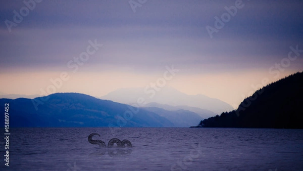Obraz loch ness mystery and mosnter